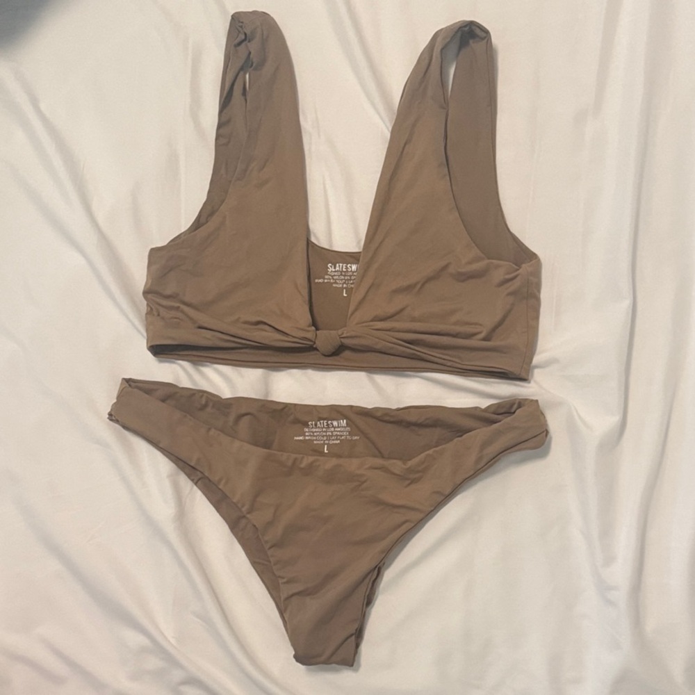 Brown Bikini Set
